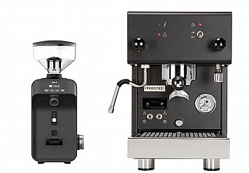 מכונת אספרסו פרופיטק PROFITEC go + מטחנת קפה מקצועית DF-54 black Single Dose