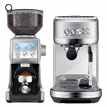 ����� ��� Bambino Plus BES500 + ����� Breville Smart Grinder Pro