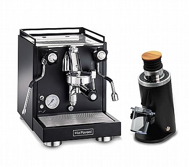 ����� ��� ������� La pavoni NEW CELLINI CLASSIC ����� ���� �� + ����� ��� ������� DF-54 black Single Dose