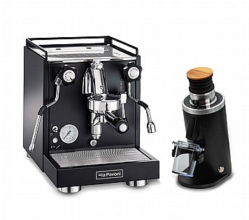    La pavoni NEW CELLINI CLASSIC    +    DF-54 black Single Dose