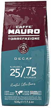 קפה מאורו נטול - 500 גרם פולים Mauro Decaffeinato קפה מאורו נטול - 500 גרם פולים Mauro Decaffeinato