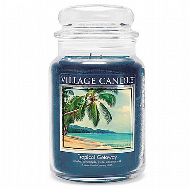 �� ����� ���� Tropical Getaway ���� Village Candle 