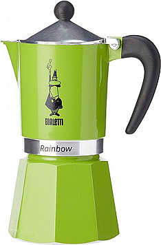 ������ ������  6 ����� ����� BIALETTI RAINBOW 6 CUPS GREEN