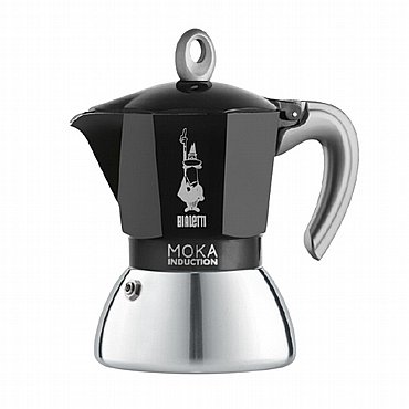 ������ ������ ����  4 ����� ��������� ���� ���� BIALETTI MOKA INDUCTION BLACK 4 CUPS