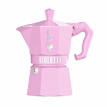 ביאלטי מוקה אקסקלוסיב 3 כוסות Bialetti Moka Exclusive - ורוד ביאלטי מוקה אקסקלוסיב 3 כוסות Bialetti Moka Exclusive - ורוד