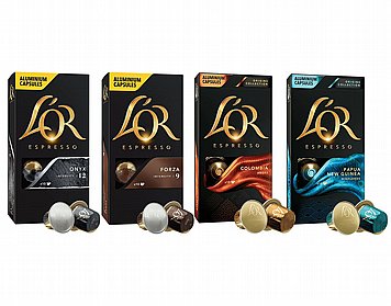 100 קפסולות אלומיניום L’OR מיקס לבחירה 100 קפסולות אלומיניום L’OR מיקס לבחירה