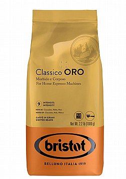 1 ק״ג פולי קפה בריסטוט קלאסיקו אורו Bristot Classico Oro - חוזק 9 1 ק״ג פולי קפה בריסטוט קלאסיקו אורו Bristot Classico Oro - חוזק 9