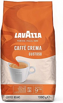 1 ק"ג פולי קפה Lavazza Caffè Crema Gustoso Coffee חוזק 9 1 ק"ג פולי קפה Lavazza Caffè Crema Gustoso Coffee חוזק 9