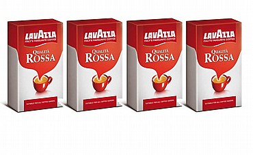 4 ������ ������ 250 ��� ��� ���� Lavazza Qualita Rossa