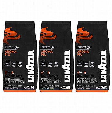 3 �"� ���� ��� ������ ����� ��� Lavazza Aroma piu Beans