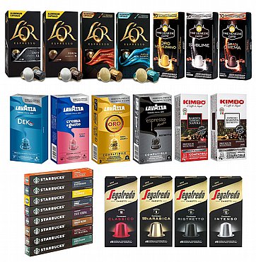  300 ������� ��������� �������� ������� ������, ������ �-6 ������� ��������: Mauro, Lavazza, Kimbo , Segafredo, LOR, Gimoka