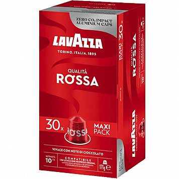 10 קפסולות אלומיניום Lavazza Qualit? Rossa חוזק 10 10 קפסולות אלומיניום Lavazza Qualit? Rossa חוזק 10