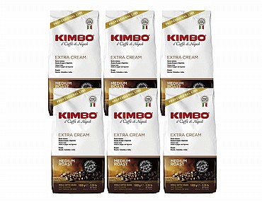 6 �"� ���� ��� ����� ������ ��� - Caffe Kimbo Extra Cream