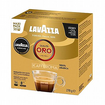 36 קפסולות קפה LAVAZZA A MODO MIO אורגינל תערובת ORO- זהב 36 קפסולות קפה LAVAZZA A MODO MIO אורגינל תערובת ORO- זהב