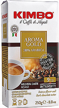 250 ��� ��� ���� ����� Kimbo Aroma Gold 100% Arabica - ���� 9