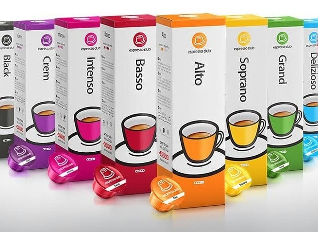 מיקס 100 קפסולות Caffiataly אספרסו קלאב 