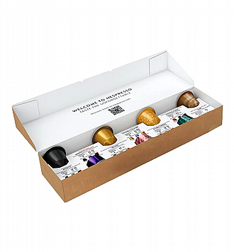 ערכת טעימות הכוללת 7 קפסולות נספרסו מקוריות ערכת טעימות הכוללת 7 קפסולות נספרסו מקוריות