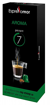 10 קפסולות לנספרסו "ארומה" אספרסו מור 10 קפסולות לנספרסו "ארומה" אספרסו מור