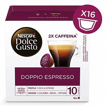 16 ������� �DOLCE GUSTO NESCAFÉ  Doppio Espresso ���� 10