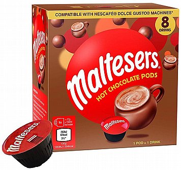 8 קפסולות מקורי DOLCE GUSTO NESCAF?® mars Maltesers - חוזק 5 8 קפסולות מקורי DOLCE GUSTO NESCAF?® mars Maltesers - חוזק 5