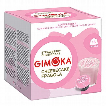 16 ������� �������� ������� ����� ����� GIMOKA Cheesecake Fragola Dolce Gusto