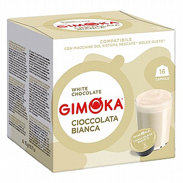 16 ������� �������� ������� ����� ����� GIMOKA Cioccolata Bianca Dolce Gusto