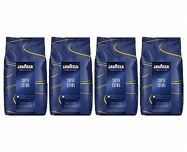 4 �"� ���� ��� ������ ���� ���� Lavazza Super Crema Beans