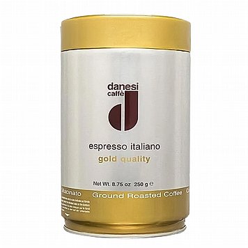 פחית 250 גרם פולי קפה דנסי אספרסו זהב Danesi Gold פחית 250 גרם פולי קפה דנסי אספרסו זהב Danesi Gold