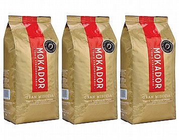 3 ק"ג פולי קפה MOKADOR GRAN MISCELA 3 ק"ג פולי קפה MOKADOR GRAN MISCELA