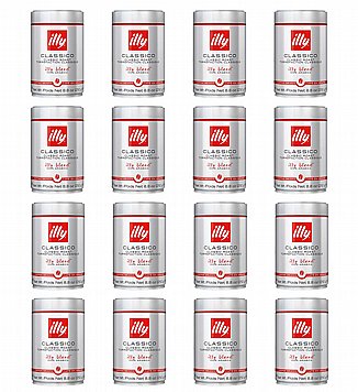 4 ק"ג Illy Caffe Classico בקופסאות מתכת 4 ק"ג Illy Caffe Classico בקופסאות מתכת