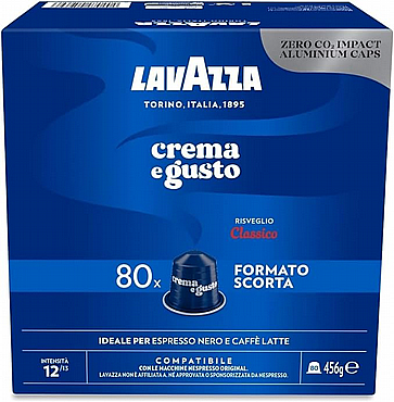 80 ������� ��������� lavazza Crema e Gusto classico ���� 12