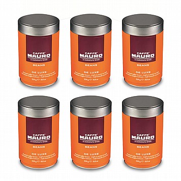 6 פחיות קפה מאורו דה לוקס טחון 1.5 ק"ג Mauro 6 פחיות קפה מאורו דה לוקס טחון 1.5 ק"ג Mauro